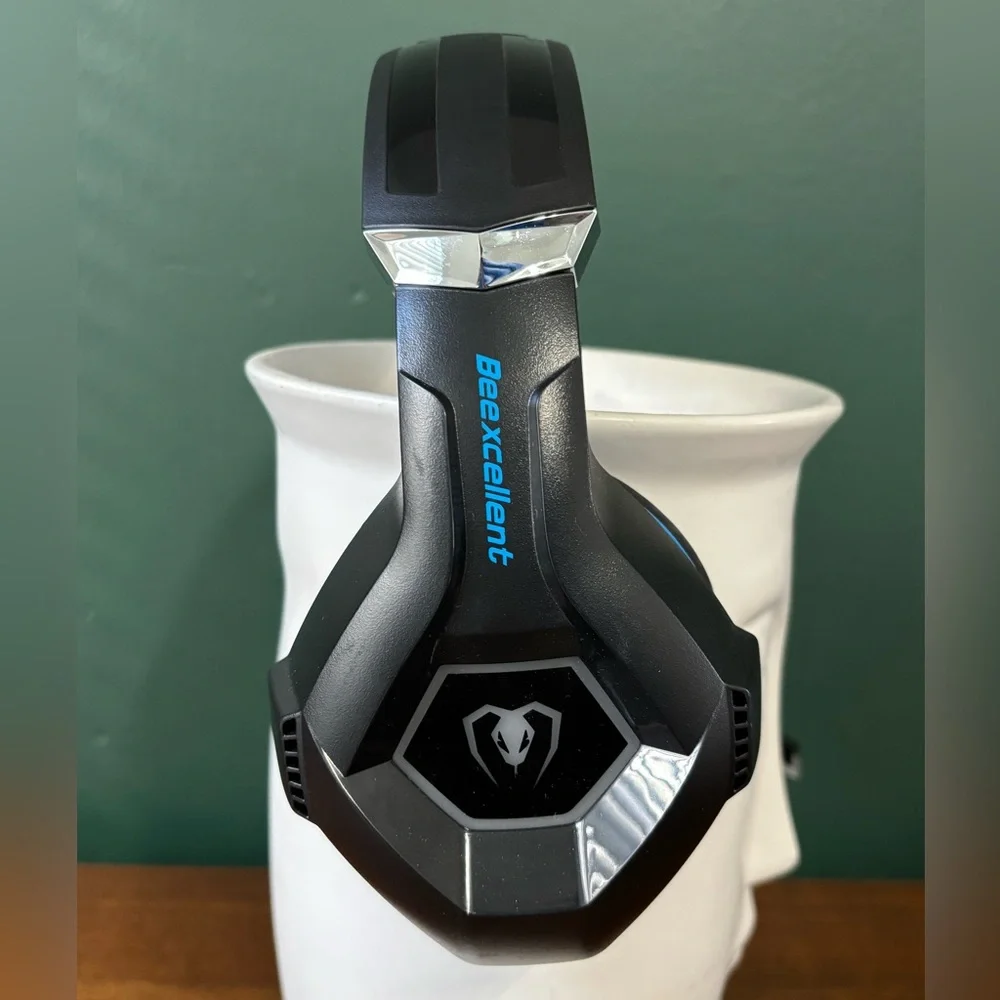 Blue and Black Gaming Headset